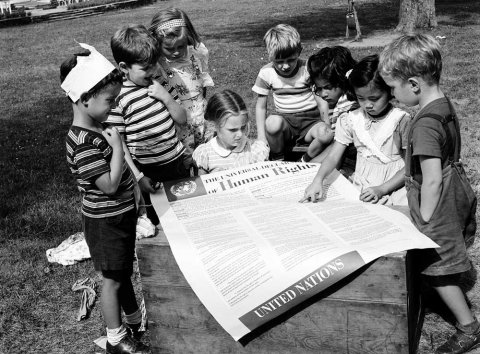 1950-second-anniversary-adoption-universal-declaration-human-rights-students-un-international